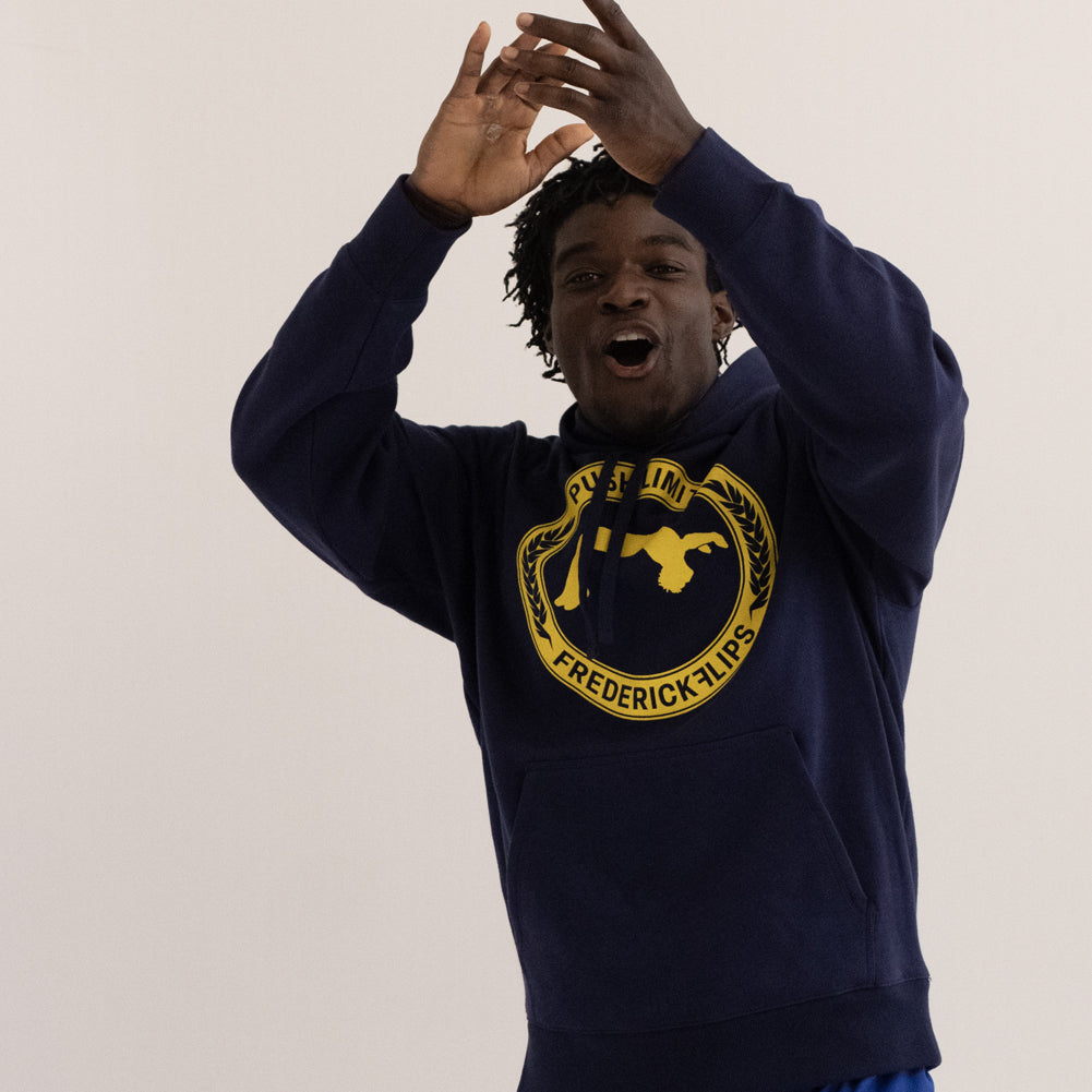 Junior Frederick Flips Circle Hoody - Navy