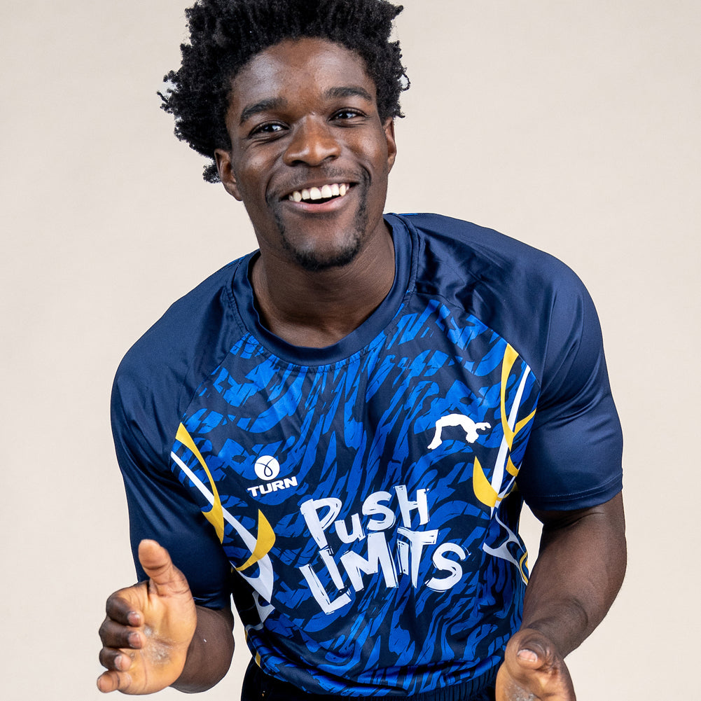 Junior Frederick Flips PL Sports Tee - Navy