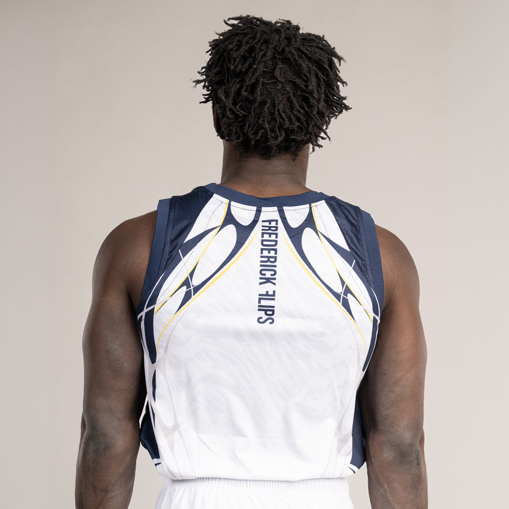 Junior Frederick Flips SS26 Replica Tank - White/Stone