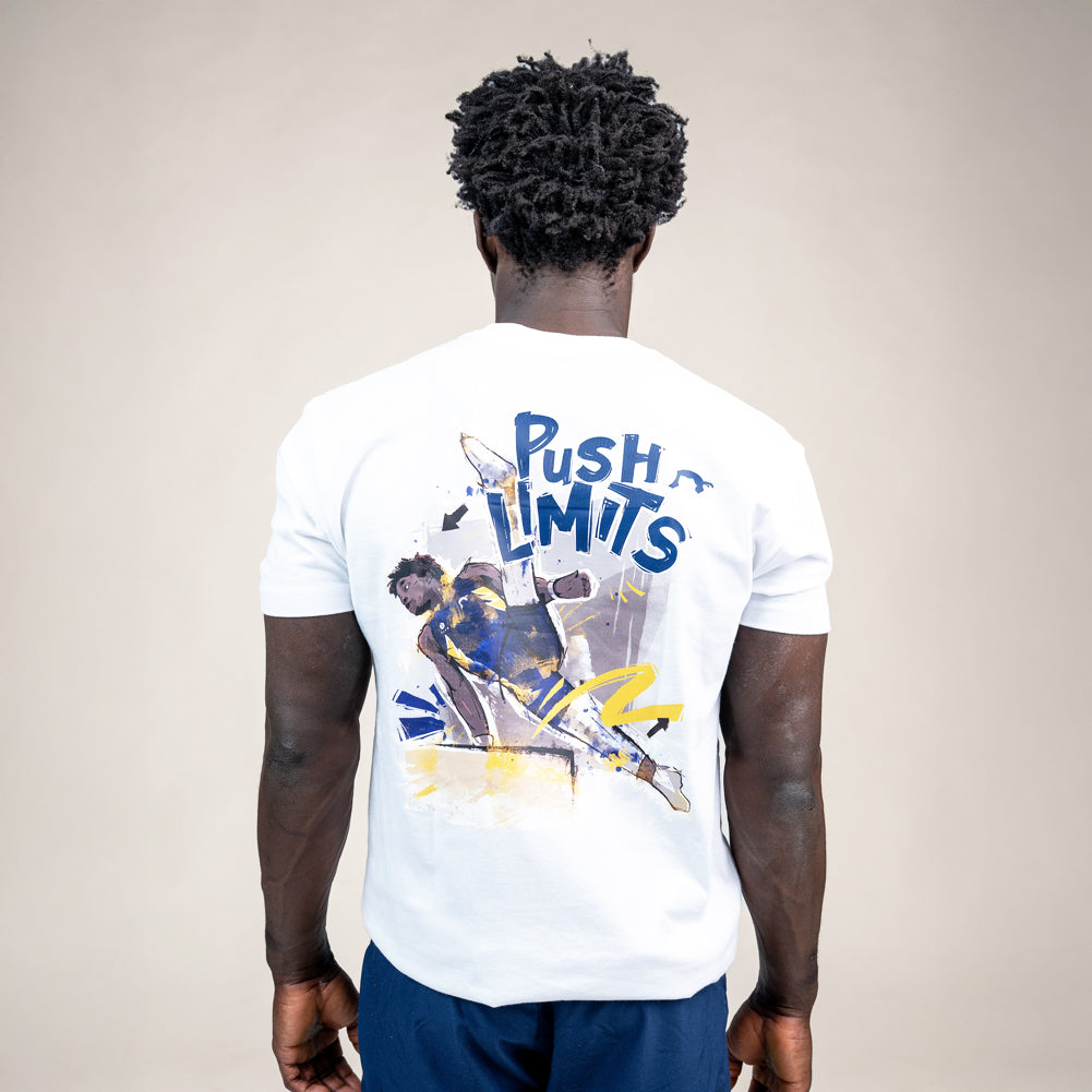 Junior Frederick Flips Push Limits Tee - White