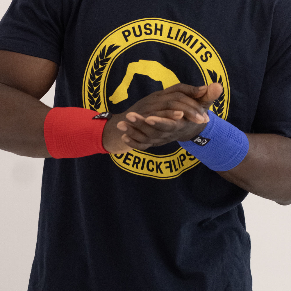 TURN x Frederick Flips Wristbands - Red/Blue