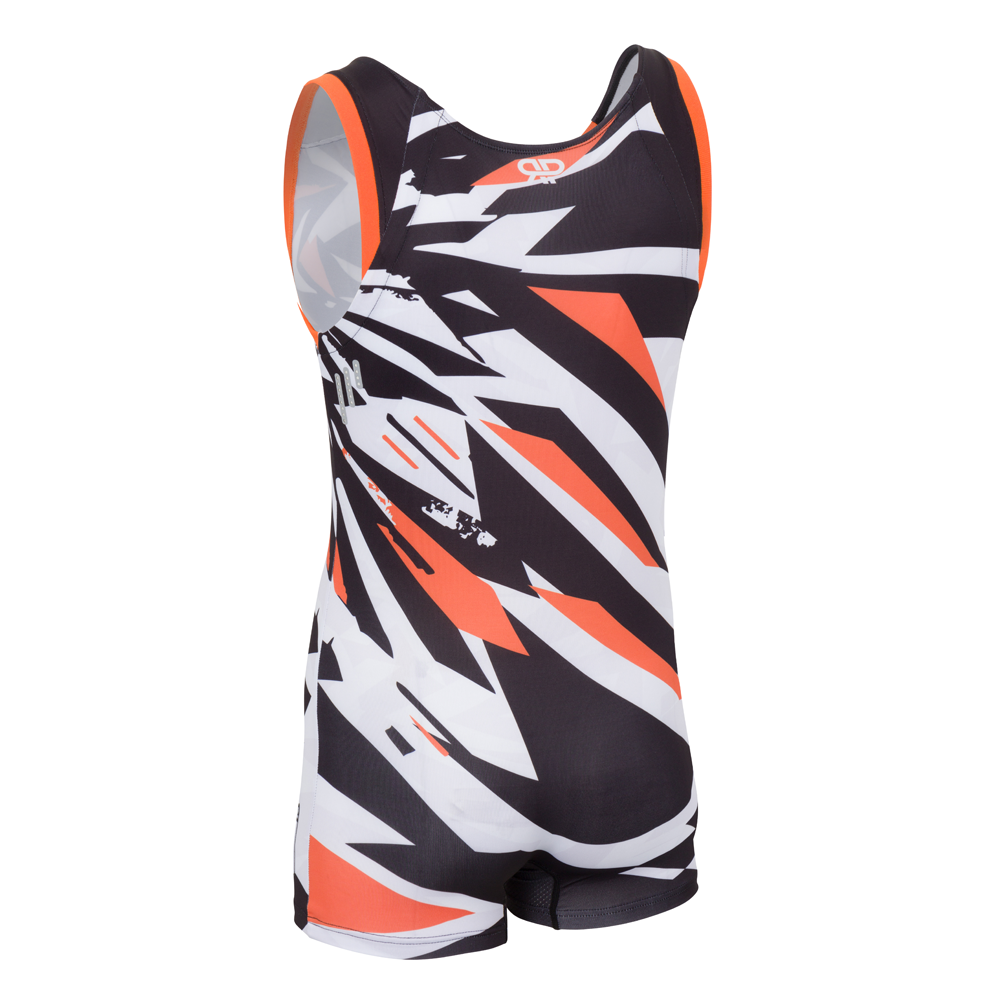 Junior RP Angriff Singlet - Black, White, & Orange