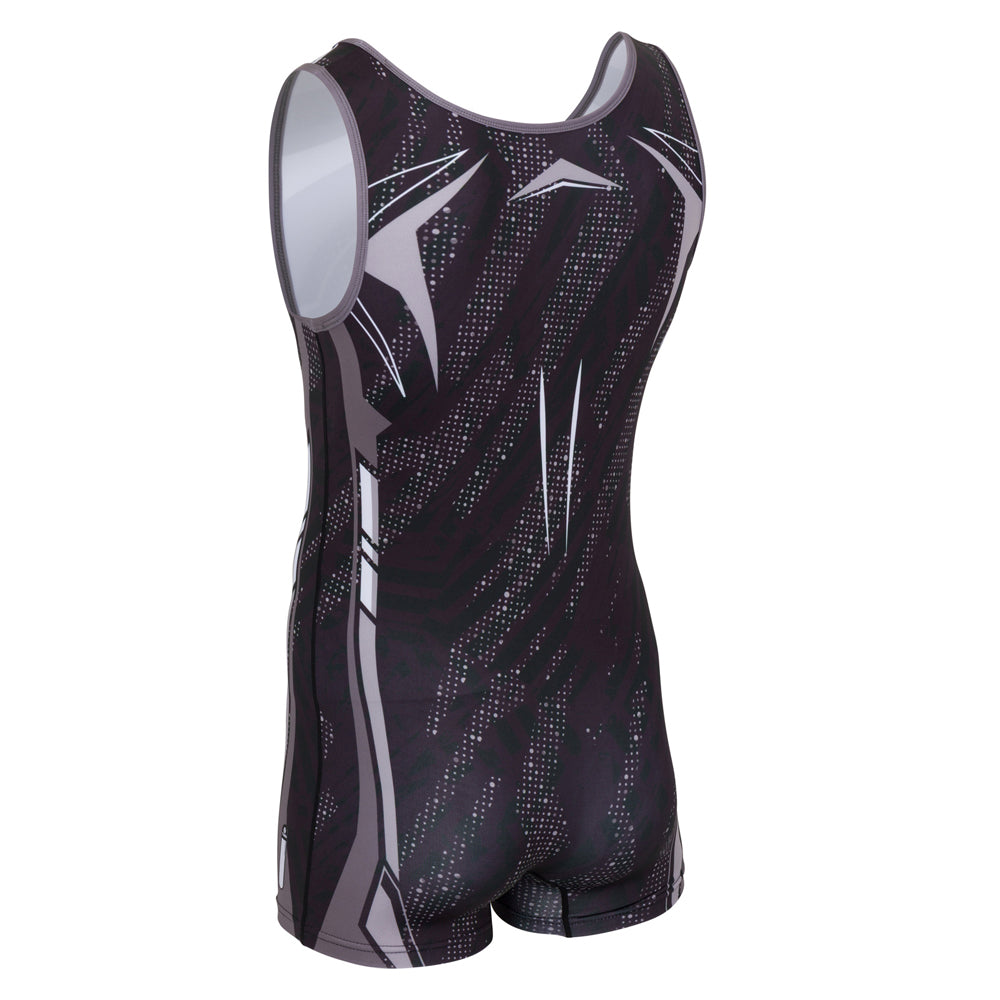 Senior Vader Singlet - Black, Grey & White