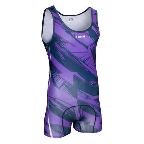Junior Dynamo II Singlet - Teal & Navy