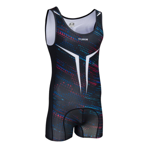 Junior Dynamo II Singlet - Teal & Navy