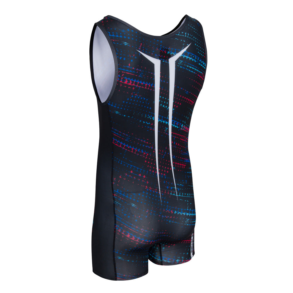 Senior Victoire Singlet - Black & Navy