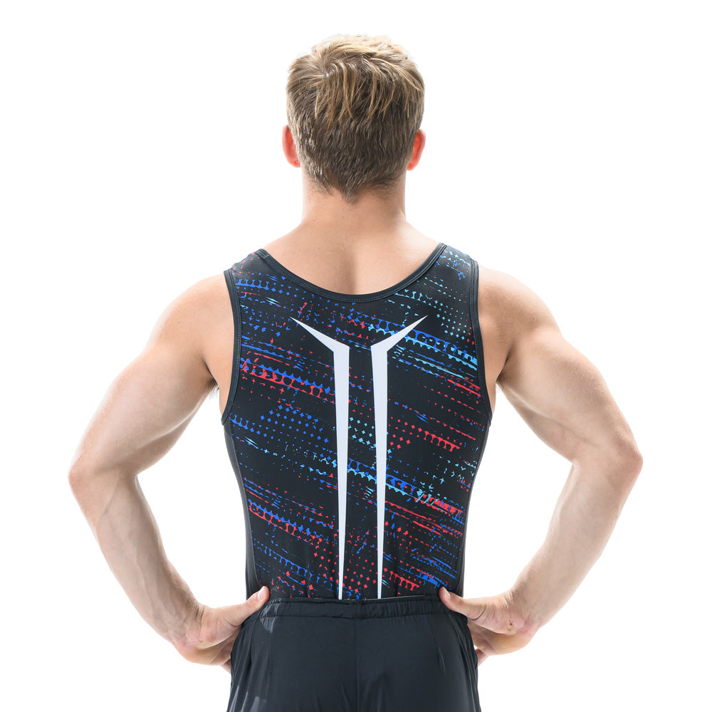 Senior Victoire Singlet - Black & Navy