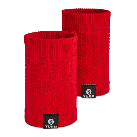Elite Varsity Wristbands - Red & Black