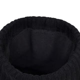 Cuffed Pom Beanie - Black