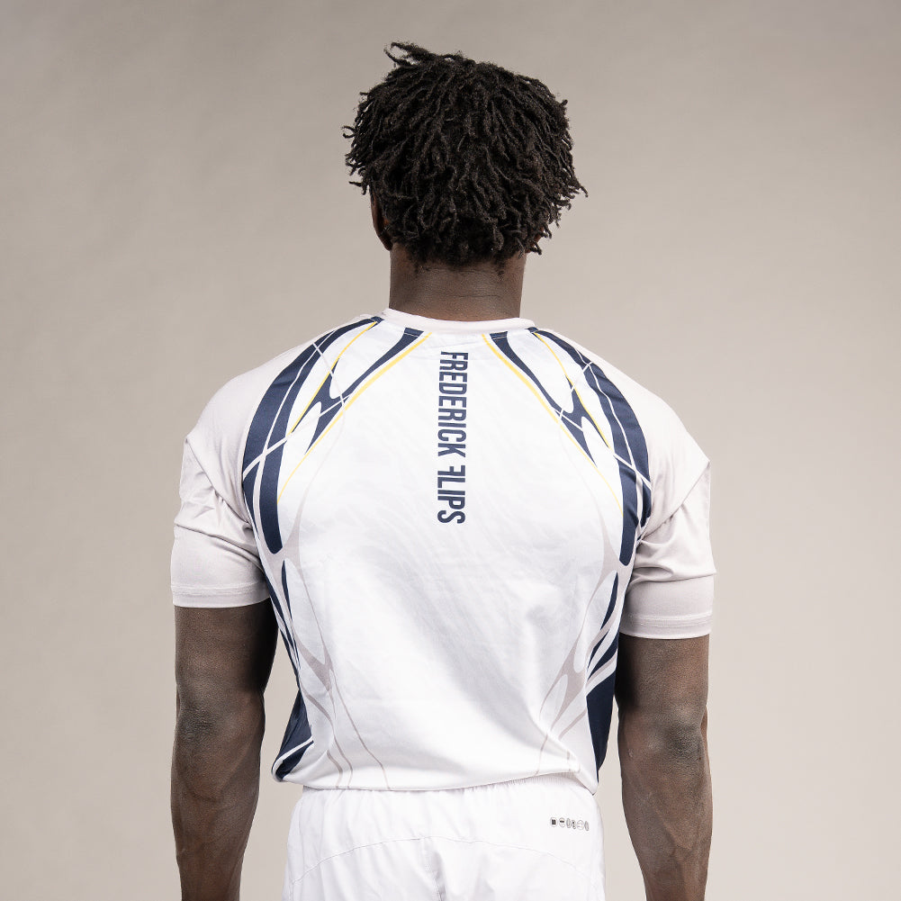 Junior Frederick Flips SS26 Replica Sports Tee - White/Stone