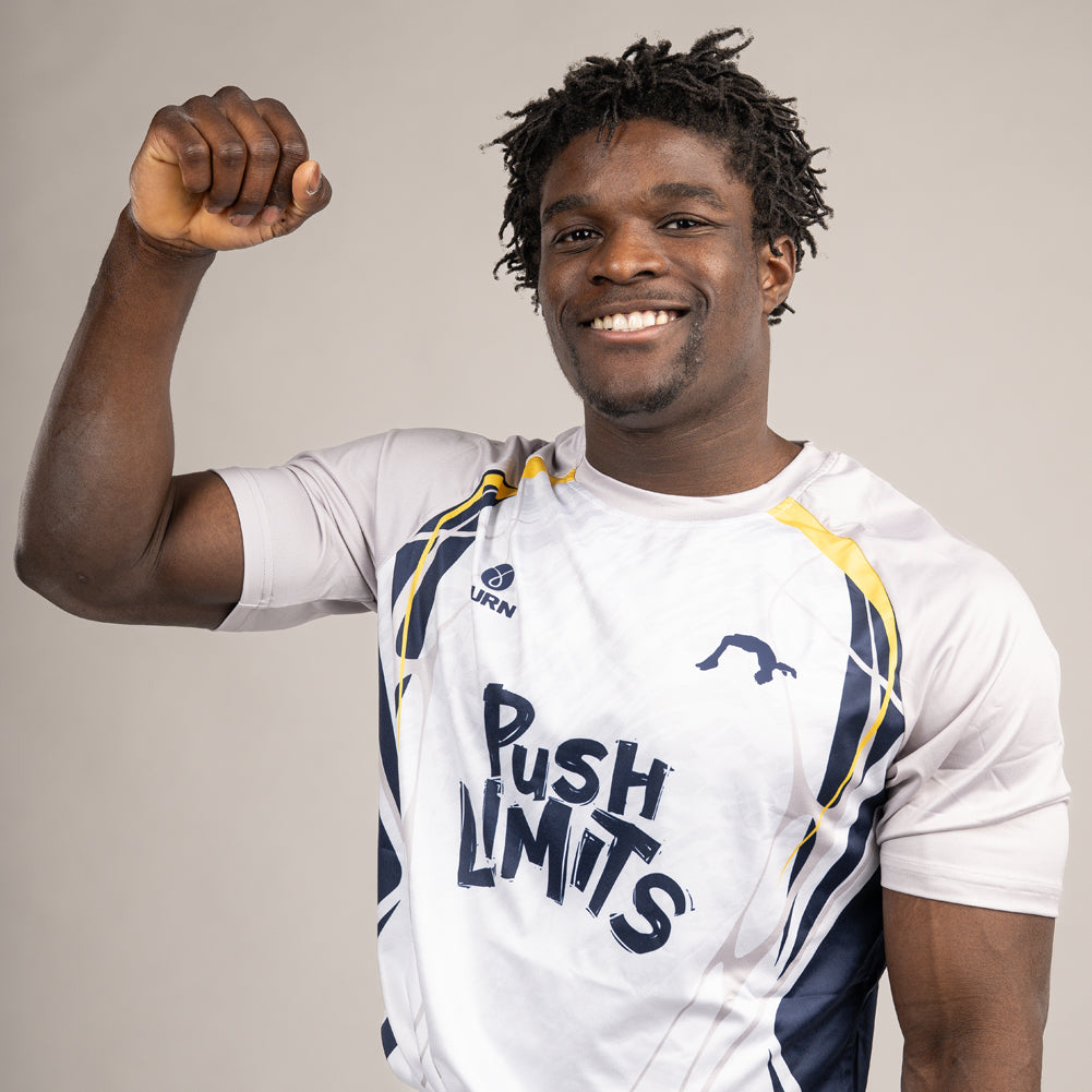 Senior Frederick Flips SS26 Replica Sports Tee - White/Stone