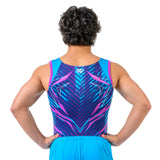 Senior RP Double Diamond Singlet - Blue/Purple