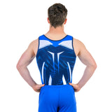 Senior Insider Singlet - Navy, Royal & White
