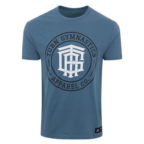 Senior Monogram Tee - Blue Jean