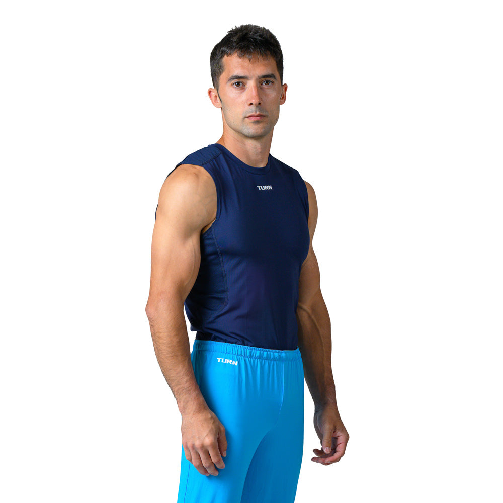 Junior Origins Compression Tank Navy Turn Gymnastics North America