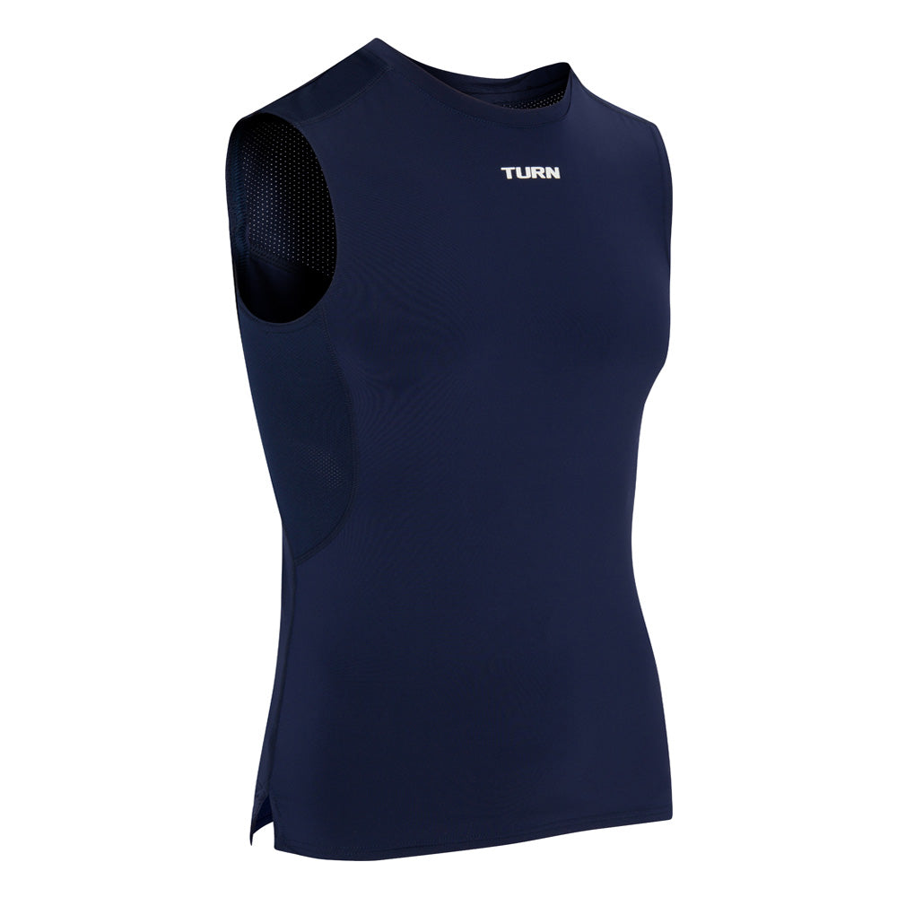 Junior Origins Compression Tank Navy Turn Gymnastics North America