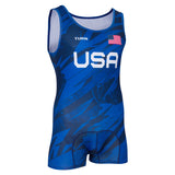 Senior USA 2022 Finals Singlet - Blue