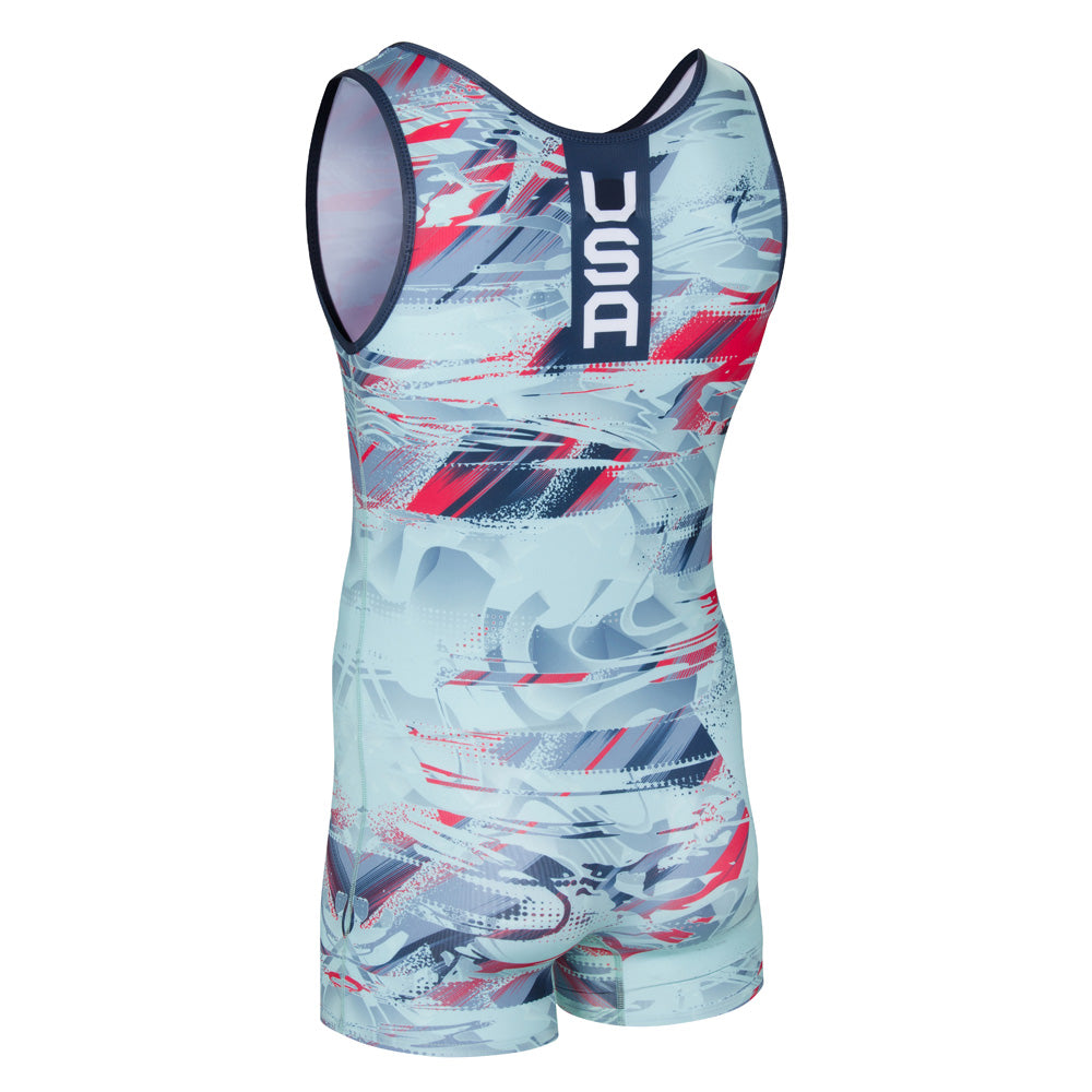 Senior USA 2022 Podium Singlet - Spearmint