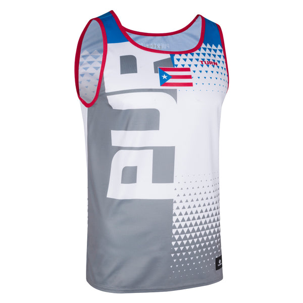 Junior Puerto Rico 2022 Replica Tank - White